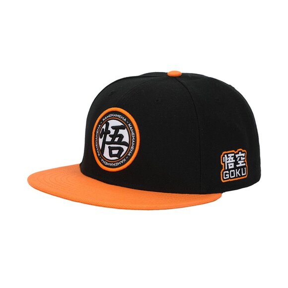 Dragon Ball Z Goku Kanji Black Snapback Hat - Picture 3 of 6